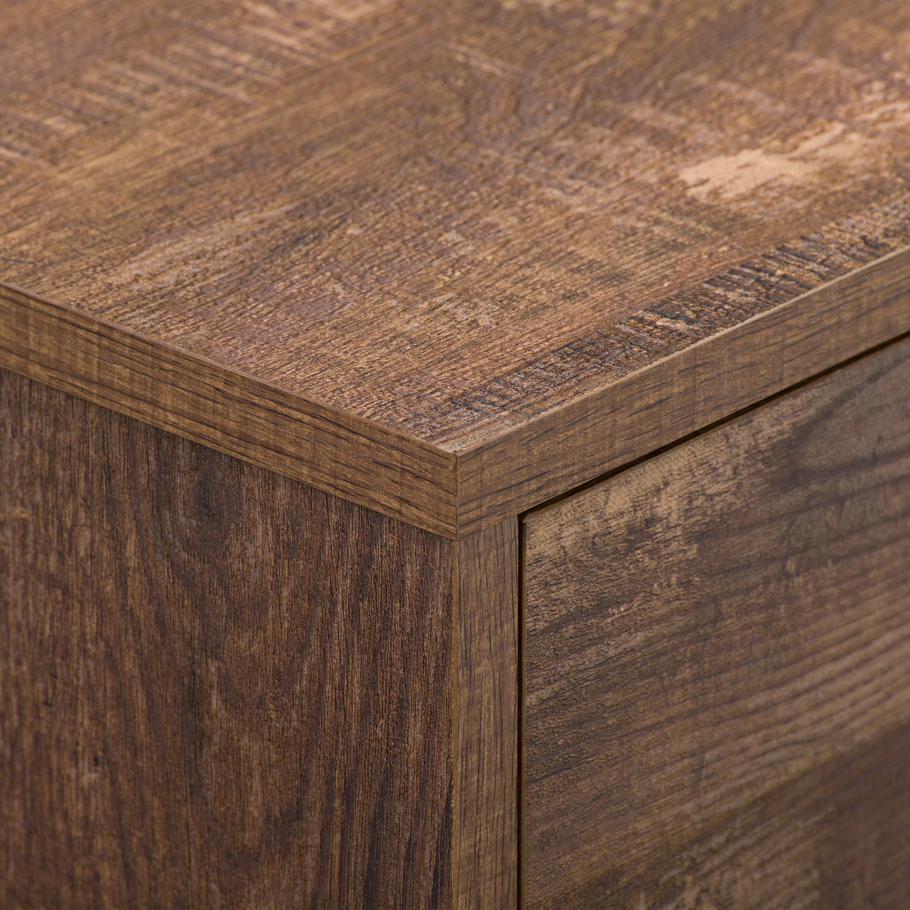 Alt View 14. CorLiving - Hollywood Collection TV Stand with Open and Closed Shelves for Most TVs up to 85" - Brown.