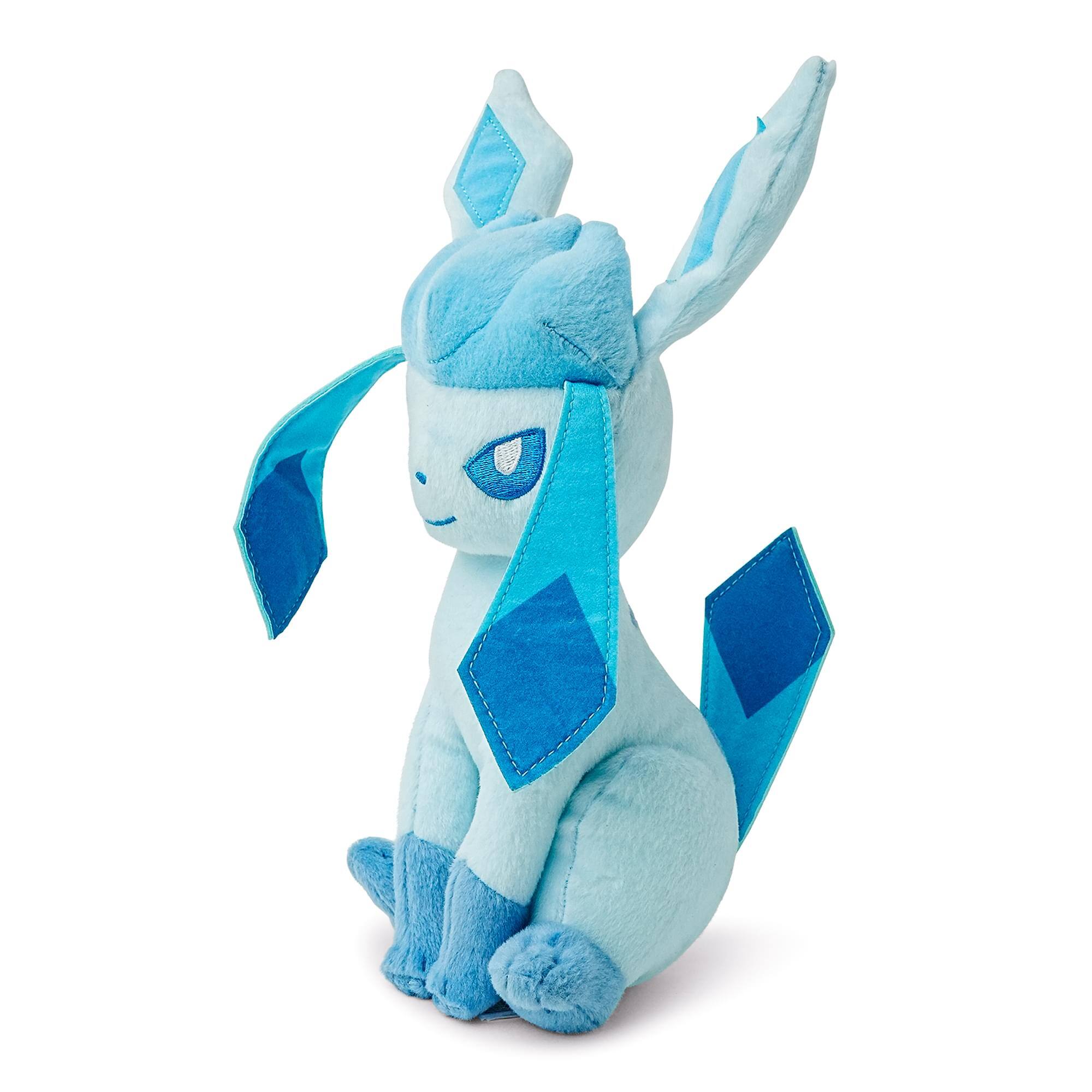Alt View 2. TOMY - Pokemon 8 Inch Collector Plush | Glaceon - Multi-Colored.