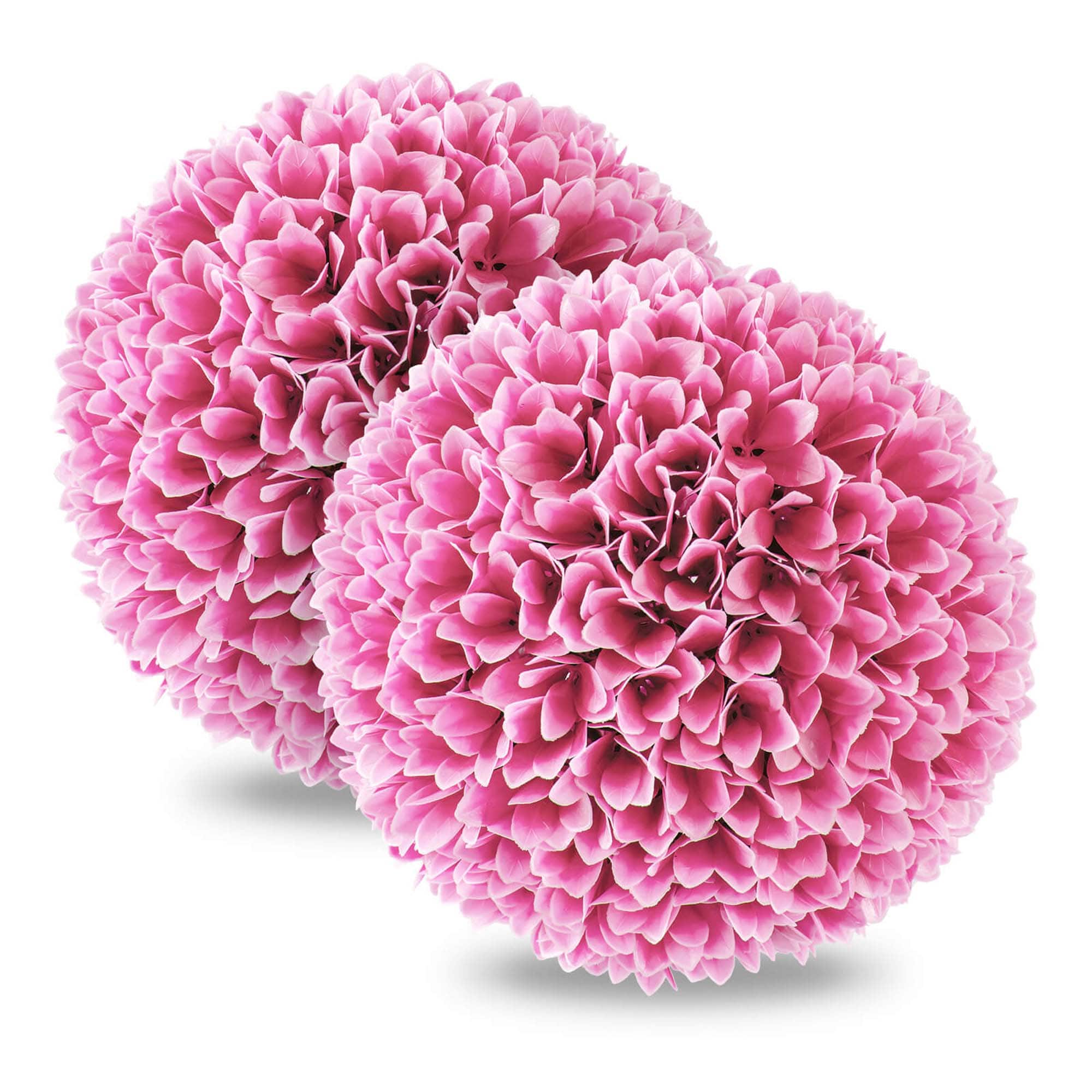 "Costway - 11"" Faux Boxwood Balls with Reliable Sun-Protective PE Material Mimic Leaves - Pink" price history on PriceWatchPro