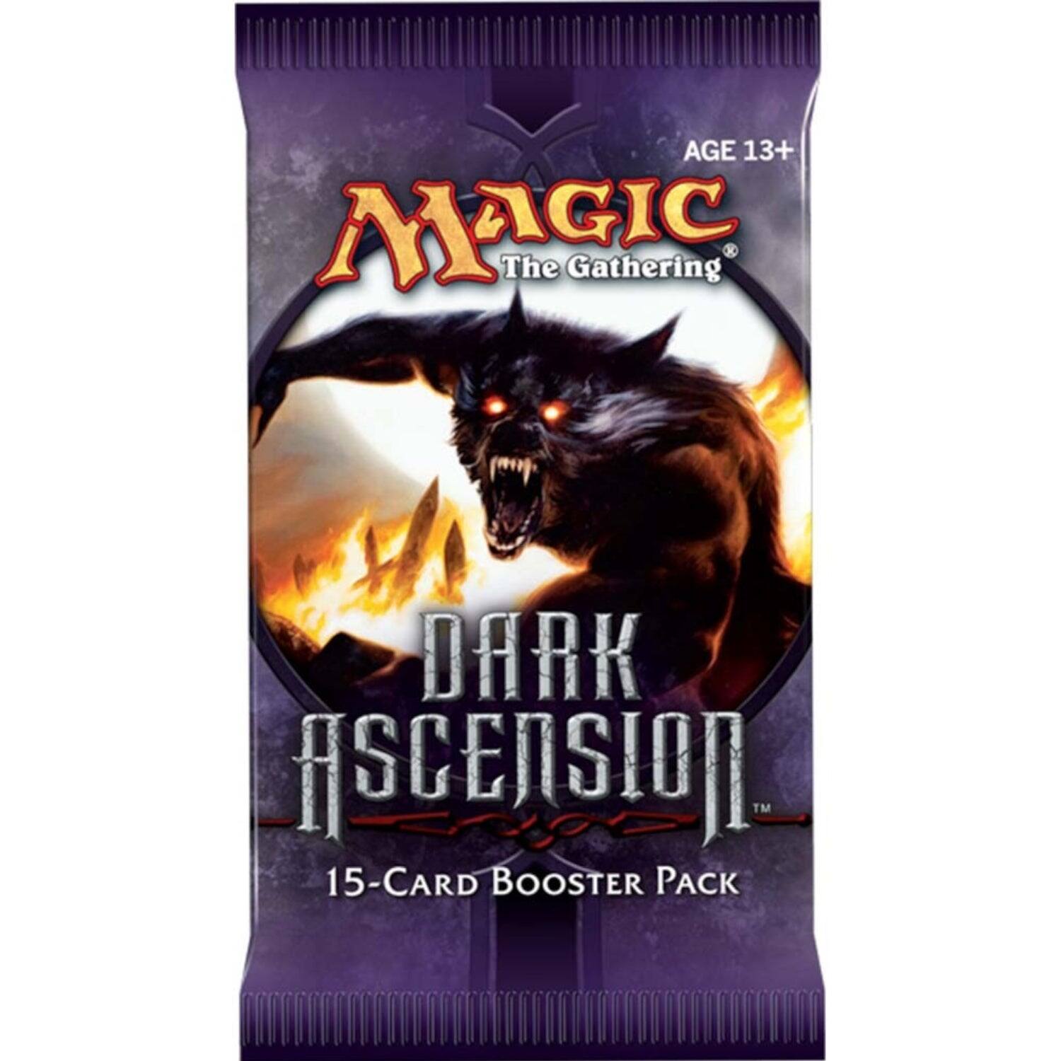 AGE 13+ MAGIC The Gathering DARK ASCENSION TM 15-CARD BOOSTER PACK