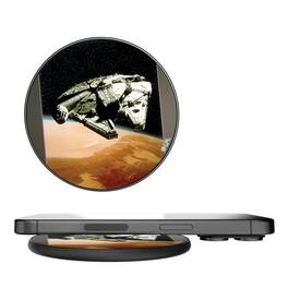 Keyscaper - Star Wars: A New Hope Portrait 15-Watt Wireless Charger - Millennium Falcon