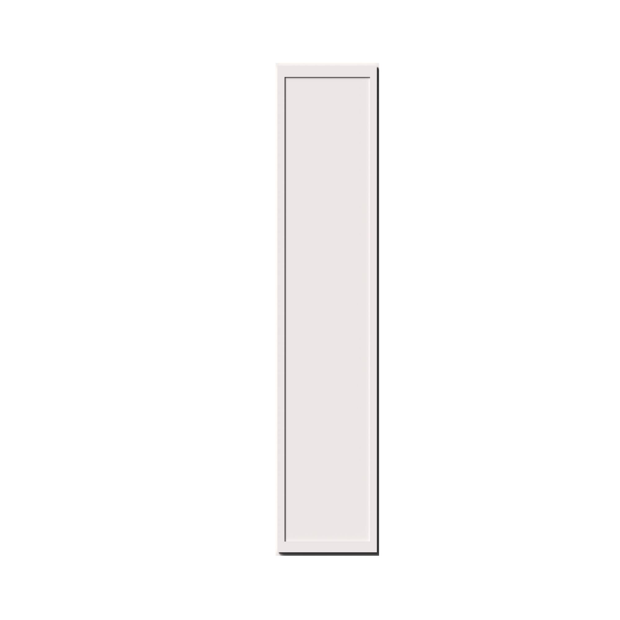 Alt View 1. Boyel Living - 12-in W x 36-in H x 12-in D Slim Shaker RTA Kitchen Wall Cabinet with Soft-Close - Snow White.