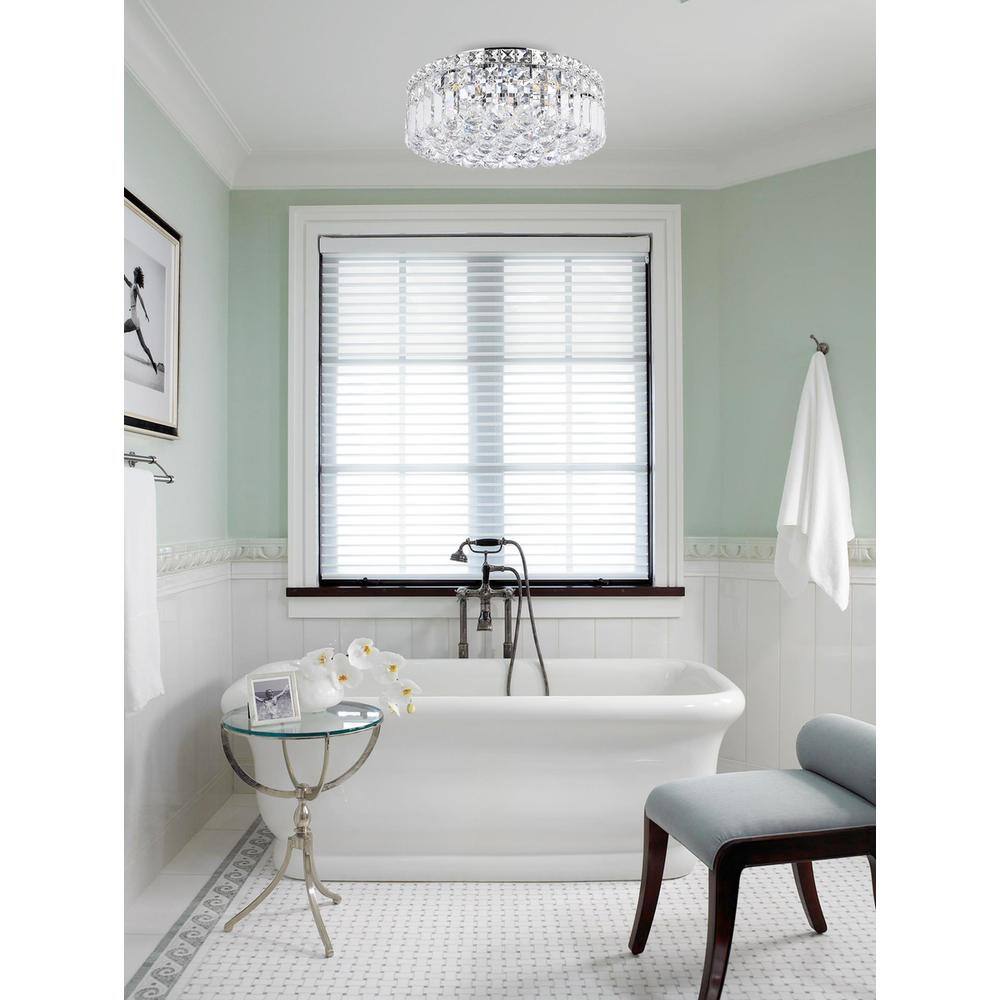 Alt View 2. Elegant Lighting - Maxime 5 light Chrome Flush Mount Clear Royal Cut Crystal - Chrome.