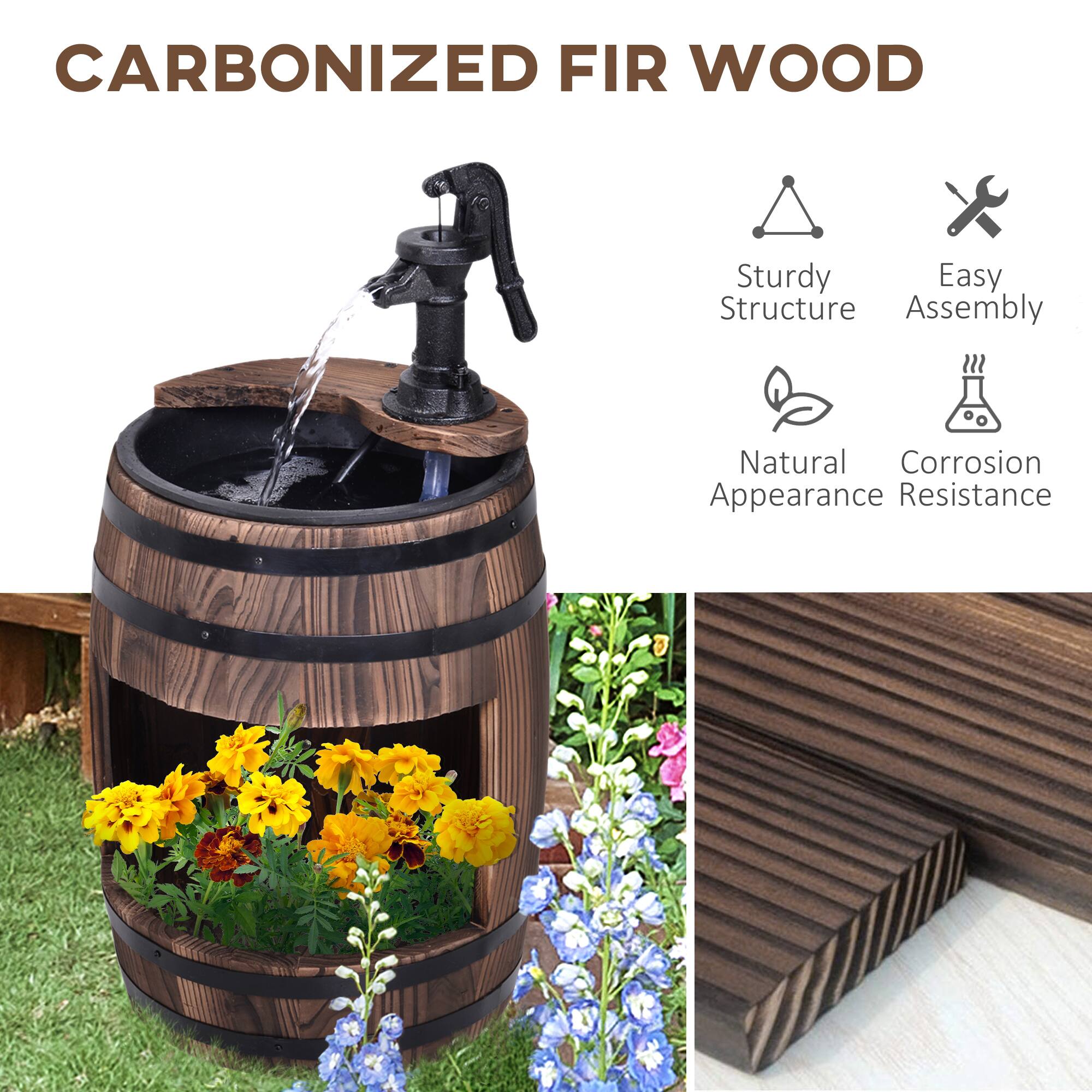 CARBONIZED FIR WOOD
Sturdy Structure
Easy Assembly
Natural Appearance
Corrosion Resistance