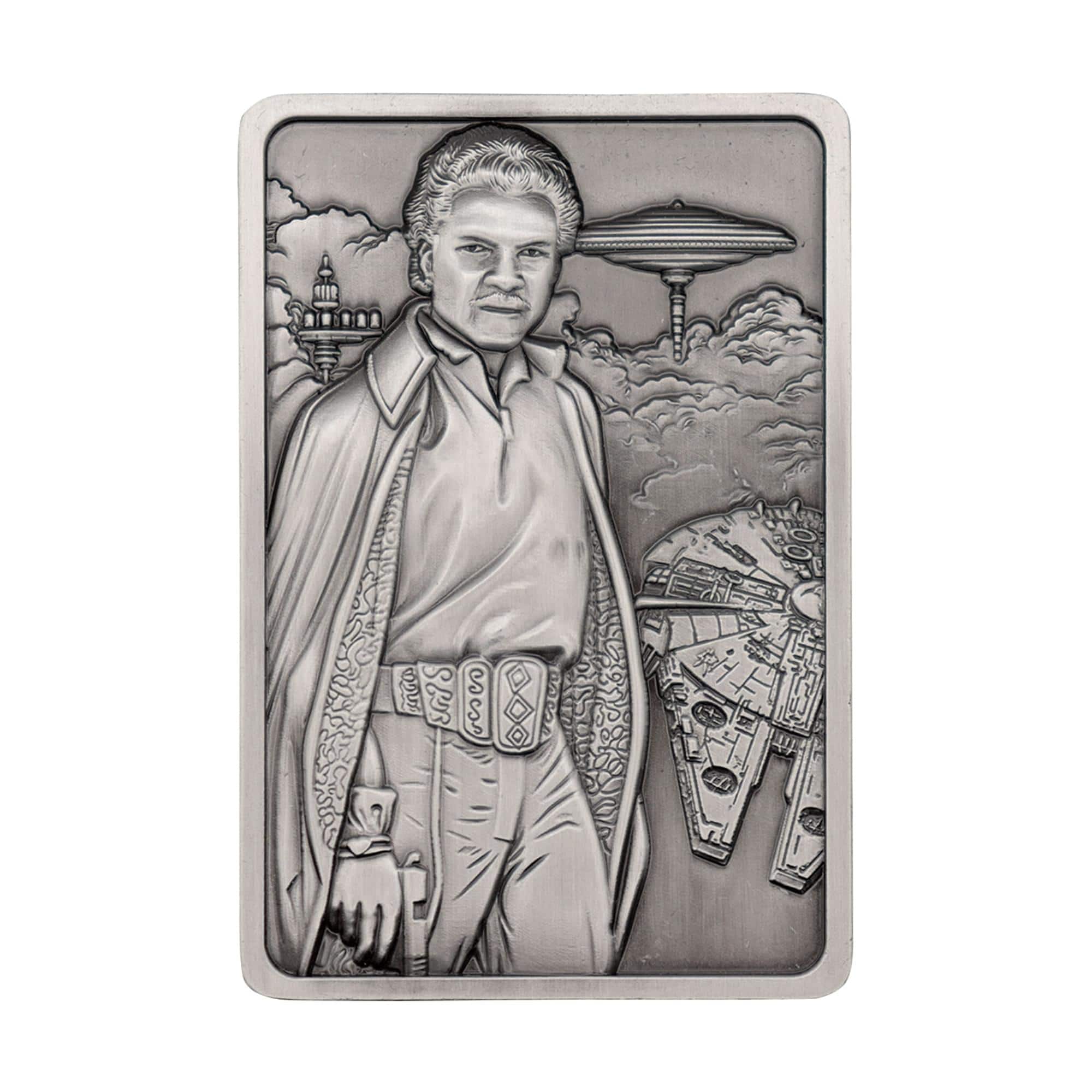 Star Wars - Lando Calrissian Limited Edition Embossed Metal Ingot - Silver