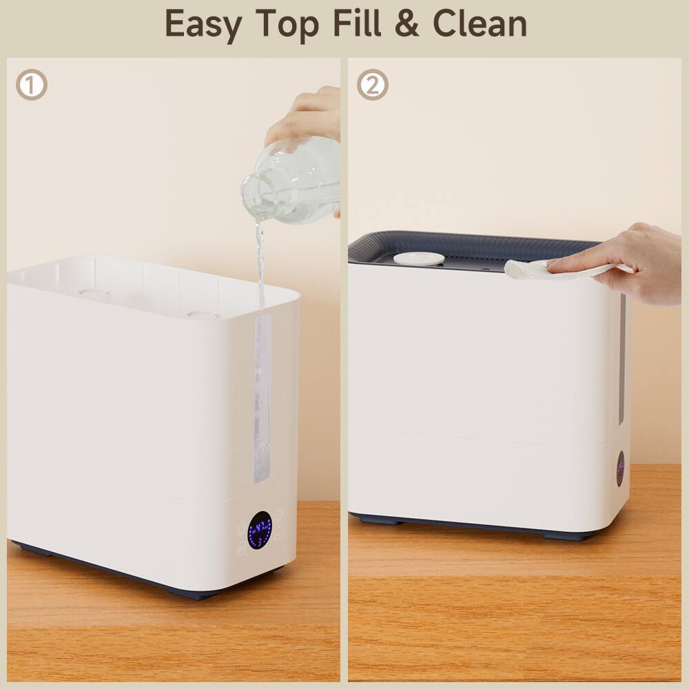 Easy Top Fill & Clean

1. Fill & Clean

2.