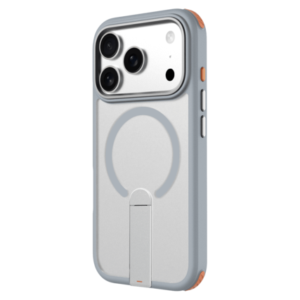Front. Prodigee - Formula K1 MagSafe Case for Apple iPhone 18 Pro Max / 17 Pro Max - Light Grey.