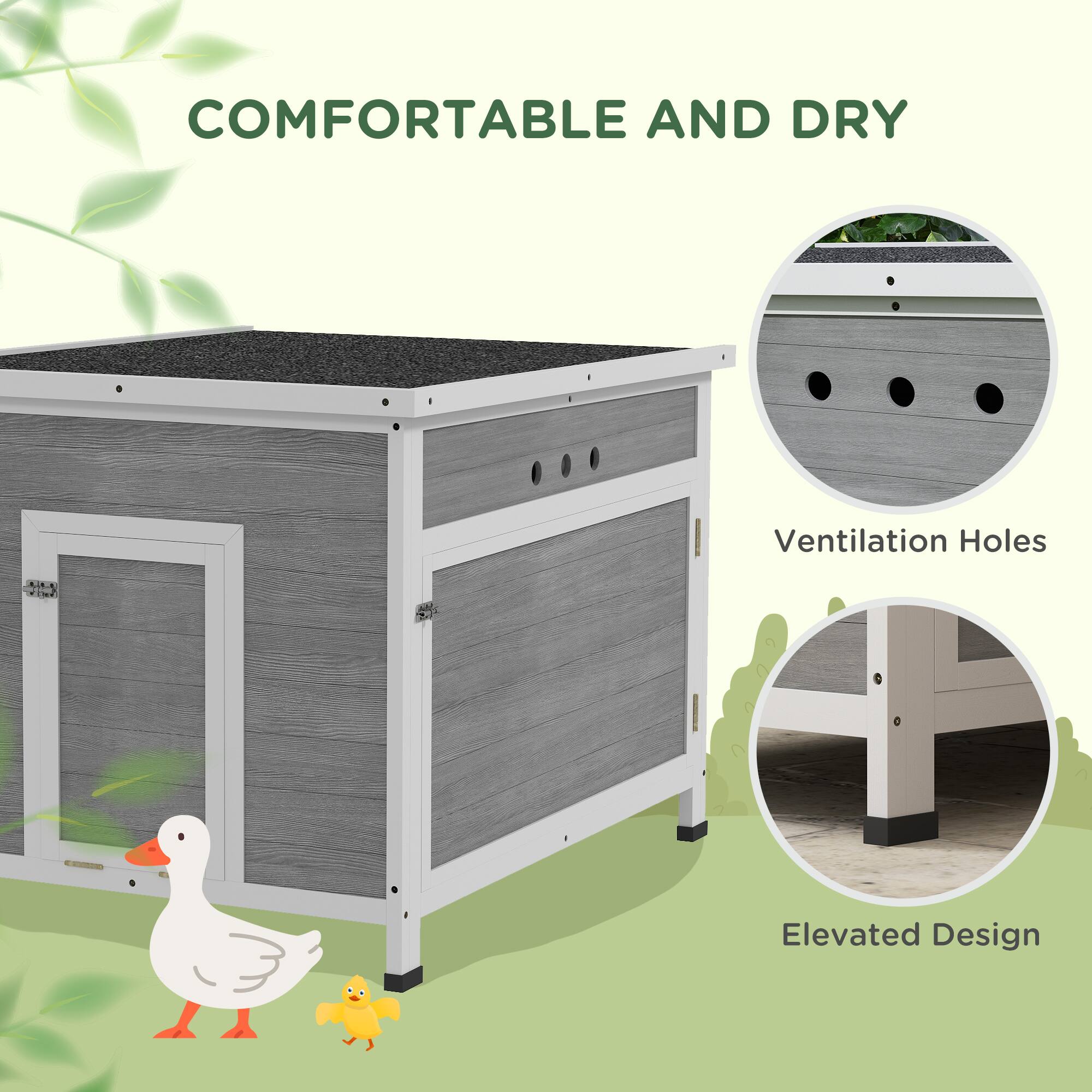 COMFORTABLE AND DRY

Ventilation Holes

Elevated Design