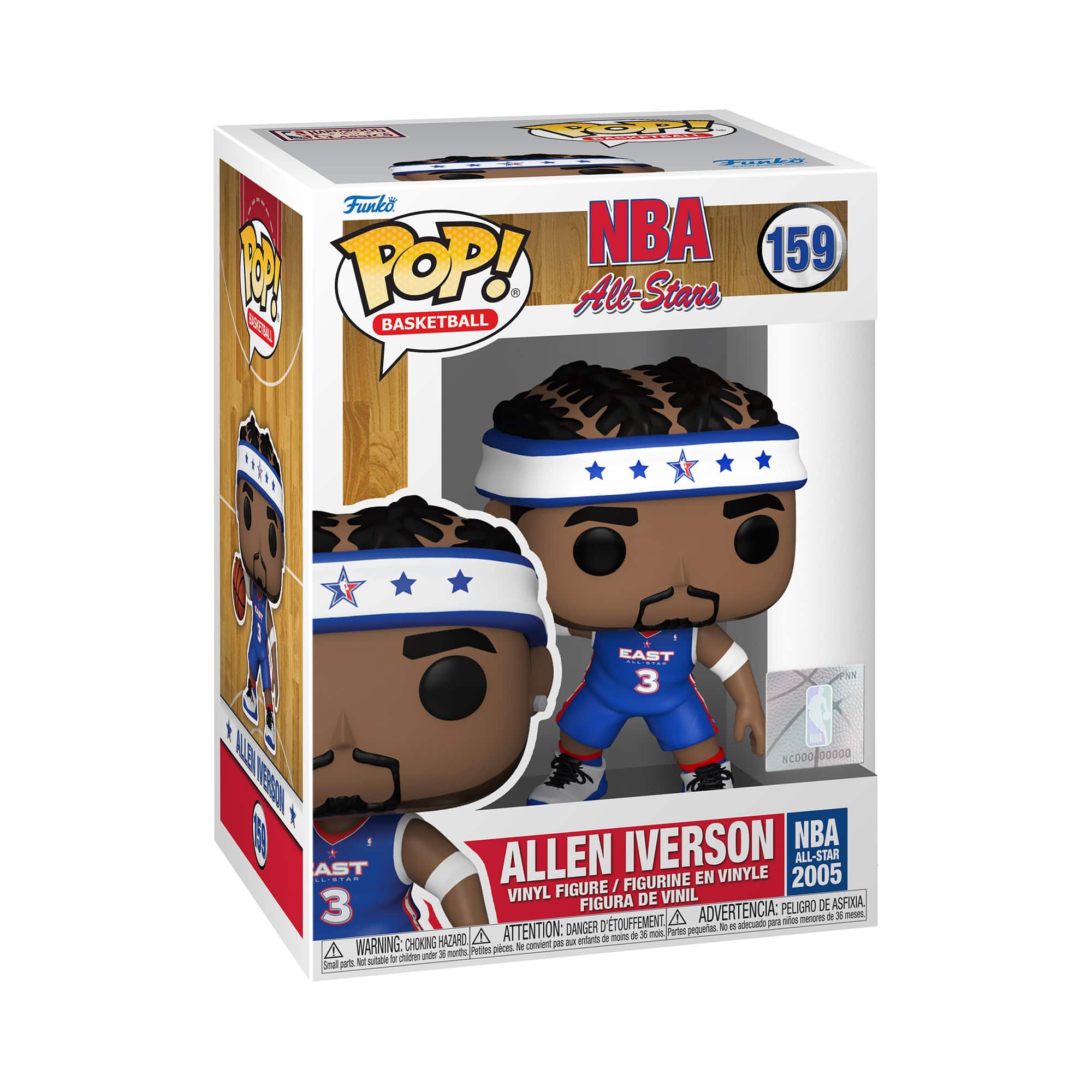 Allen Iverson 2005 NBA All-Star Game #159 Funko Pop! Vinyl Figure - Multicolor