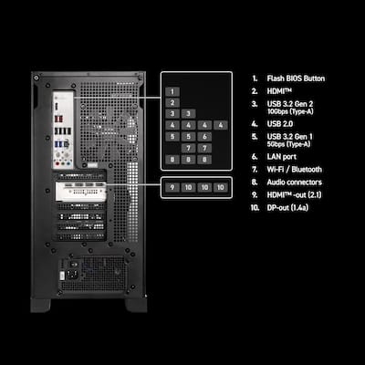 MSI Aegis ZS2 Gaming Desktop AMD Ryzen R9 7900X 2022 32GB Memory MSI Aegis ZS2 Gaming Desktop AMD Ryzen R9 7900X 2022 32GB Memory