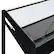 Alt View 15. OSP Home Furnishings - Zephyr Computer Desk - Clear/Black.