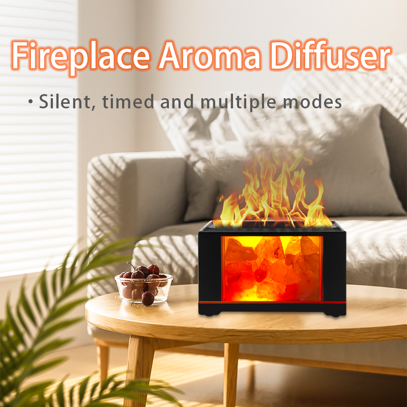 Fireplace Aroma Diffuser  
- Silent, timed and multiple modes