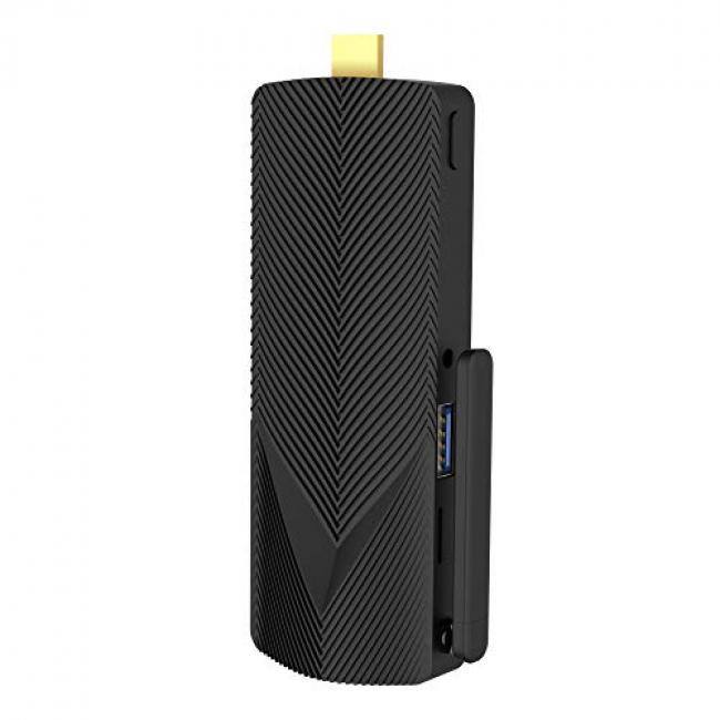 Front. Azulle - Azulle Access Pro Mini PC Stick with Zoom - N100 - Quad-core (4 Core) - 3.40 GHz - 64 GB Flash Memory - UHD Graphics - Black.
