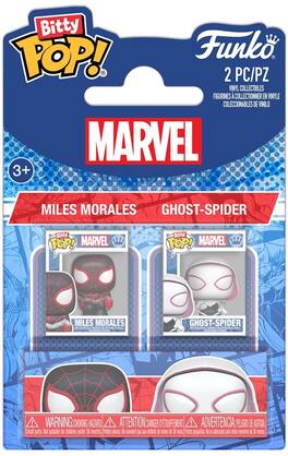 Funko - Bitty POP: Spider-Man 2-Pack - Miles Morales & Gwen Stacy - COLLECTIBLES - Multicolor