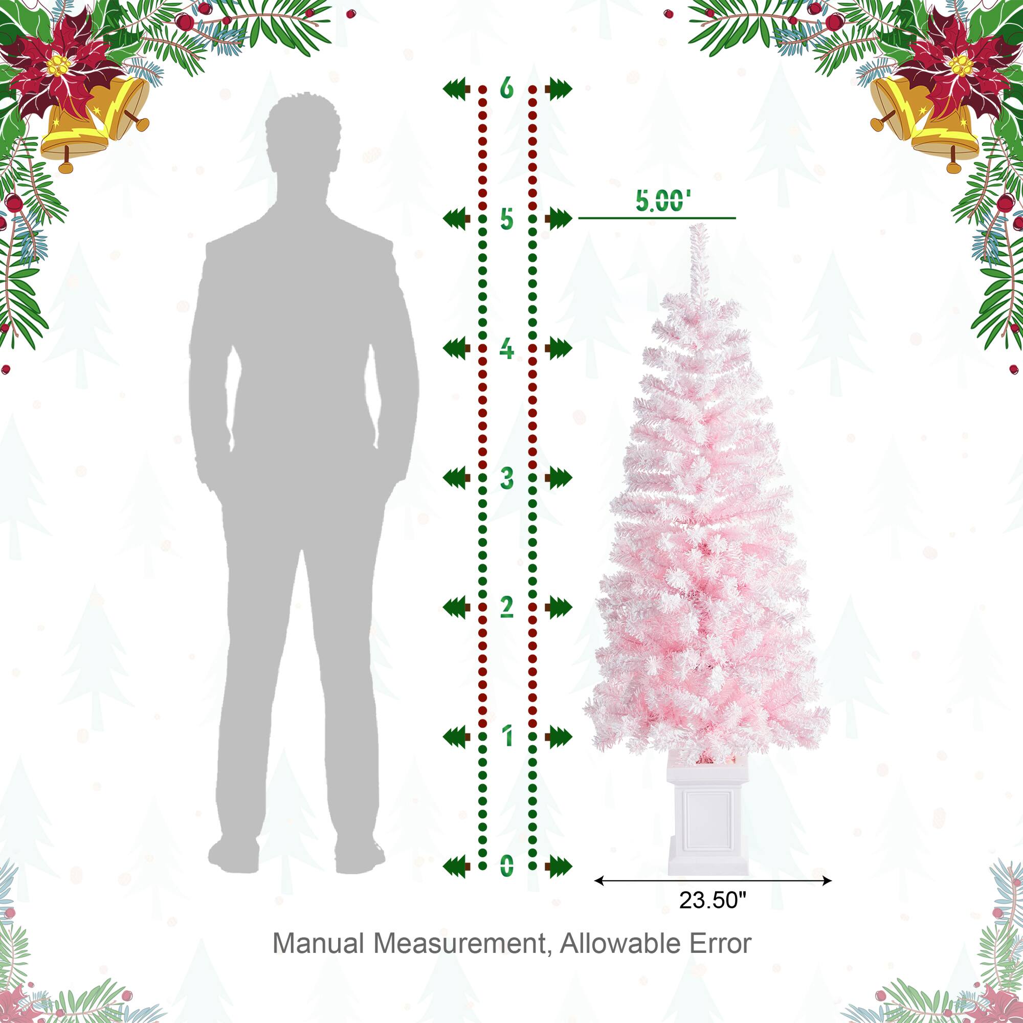 6  
5  
5.00'  
4  
3  
2  
23.50"  
Manual Measurement, Allowable Error