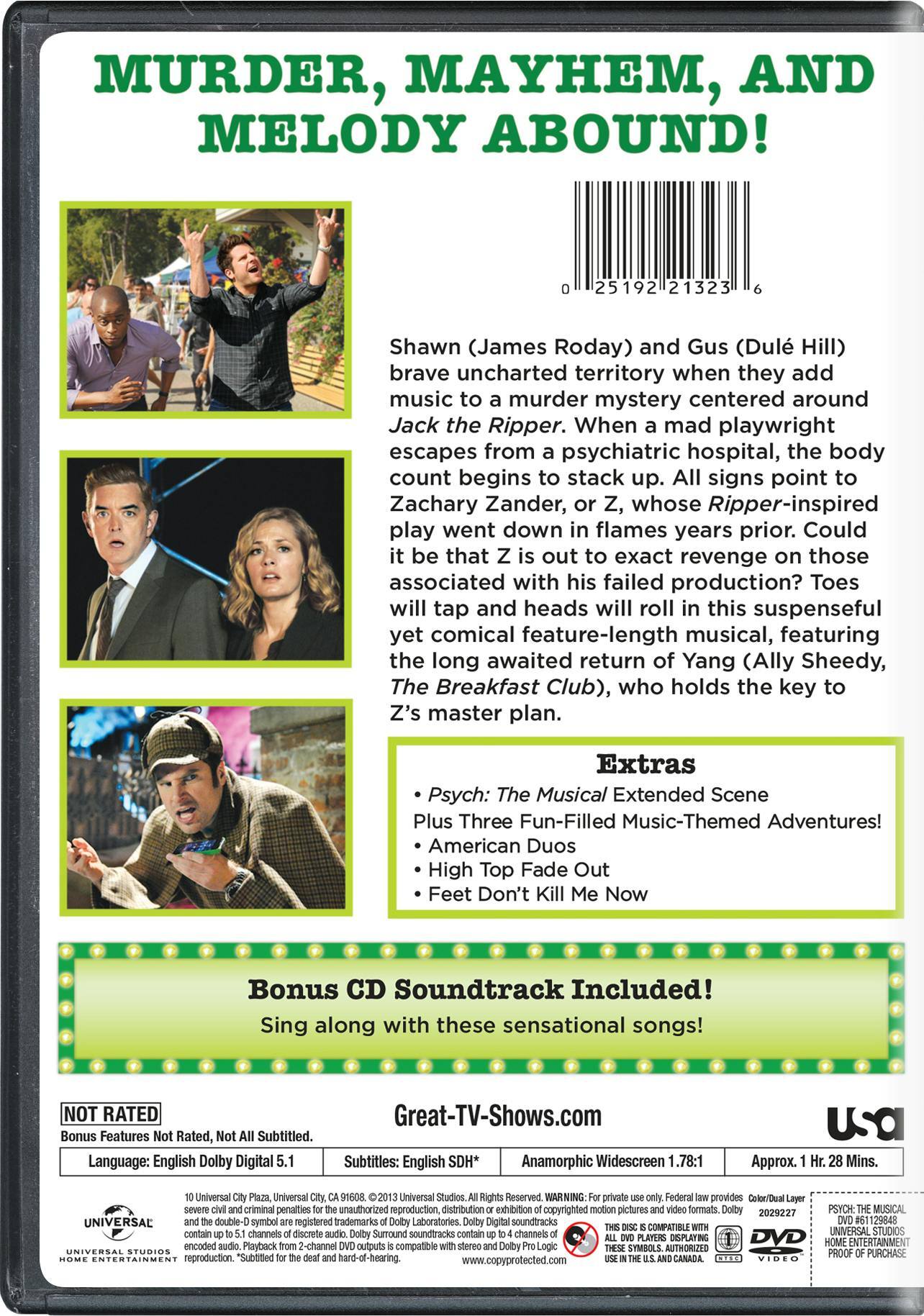 Angle. Psych: The Musical (DVD + Music CD) [DVD].