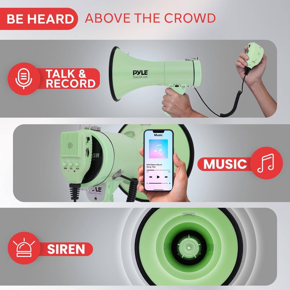 BE HEARD ABOVE THE CROWD

TALK & RECORD

MUSIC

SIREN