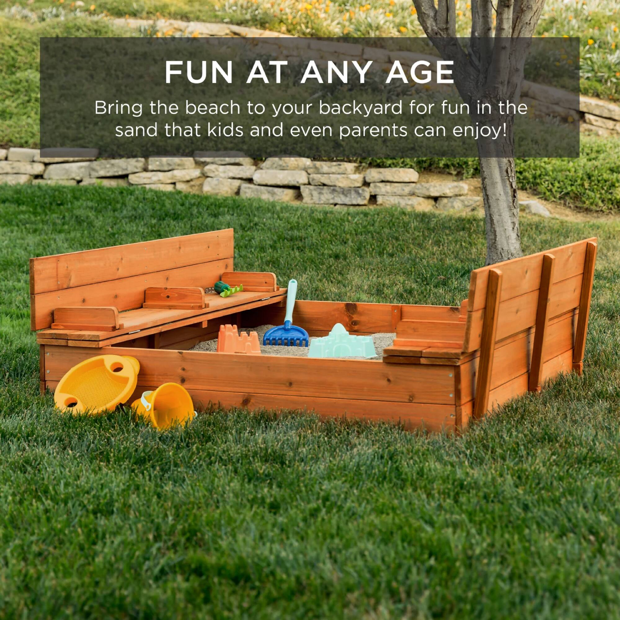 FUN AT ANY AGE

Bring the beach to your backyard for fun in the sand that kids and even parents can enjoy!