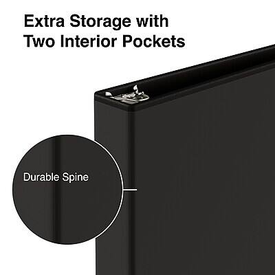 Extra Storage with Two Interior Pockets  
Durable Spine