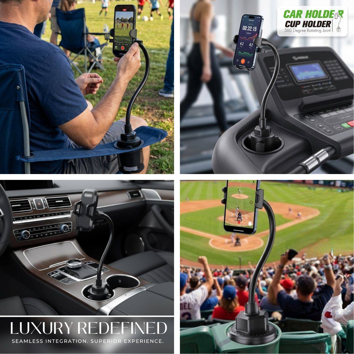 CAR HOLDER CUP HOLDER 360 Degree Rotating Joint

4.2 DELUXURY REDEFINED SEAMLESS INTEGRATION. SUPERIOR EXPERIENCE.