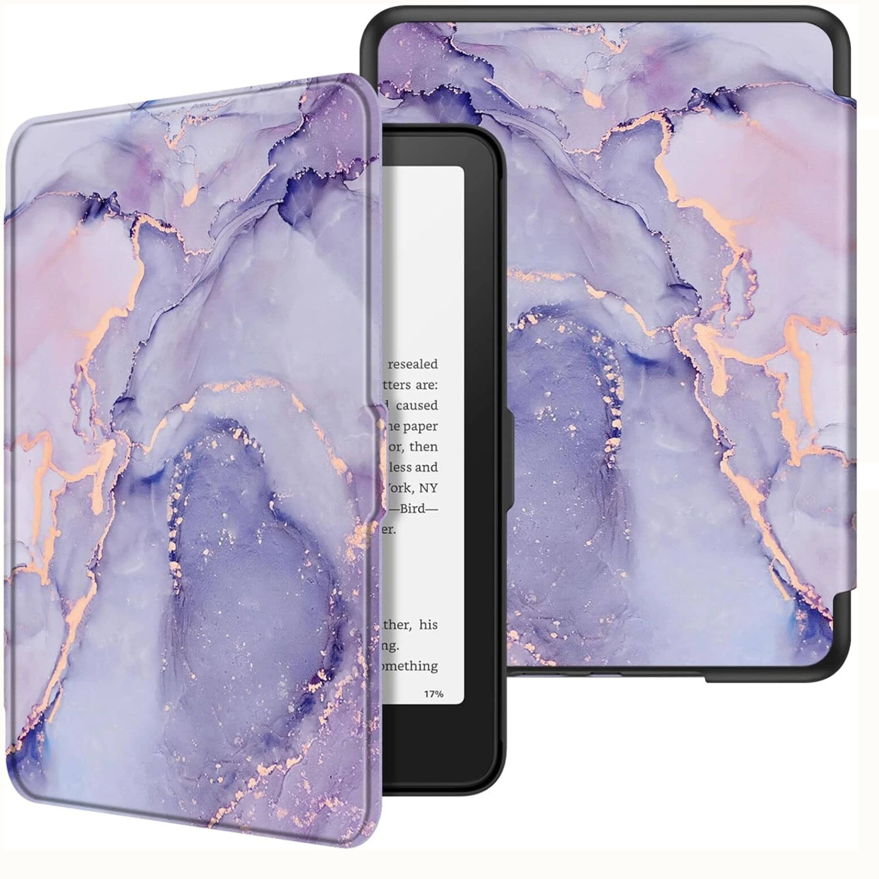 Kitcheniva - Premium Slim Case for Kindle Paperwhite 12th Gen 2024 With Auto Wake Sleep - Lilac Marble price history on PriceWatchPro