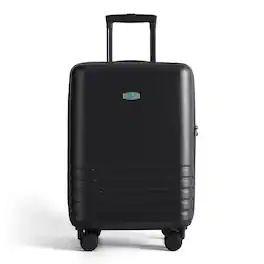 Bagsmart - Getaway 20" Carry-On Luggage, 100% PC Expandable Hardside Suitcase with 360° Double Spinner Wheels & TSA Lock, 40-48L - Black