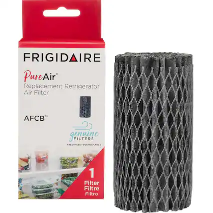 FRIGIDAIRE PureAir Replacement Refrigerator Air Filter
AFCB
genuine FILTERS FRESHNESS PERFORMANCE
1 Filter Filtre Filtro