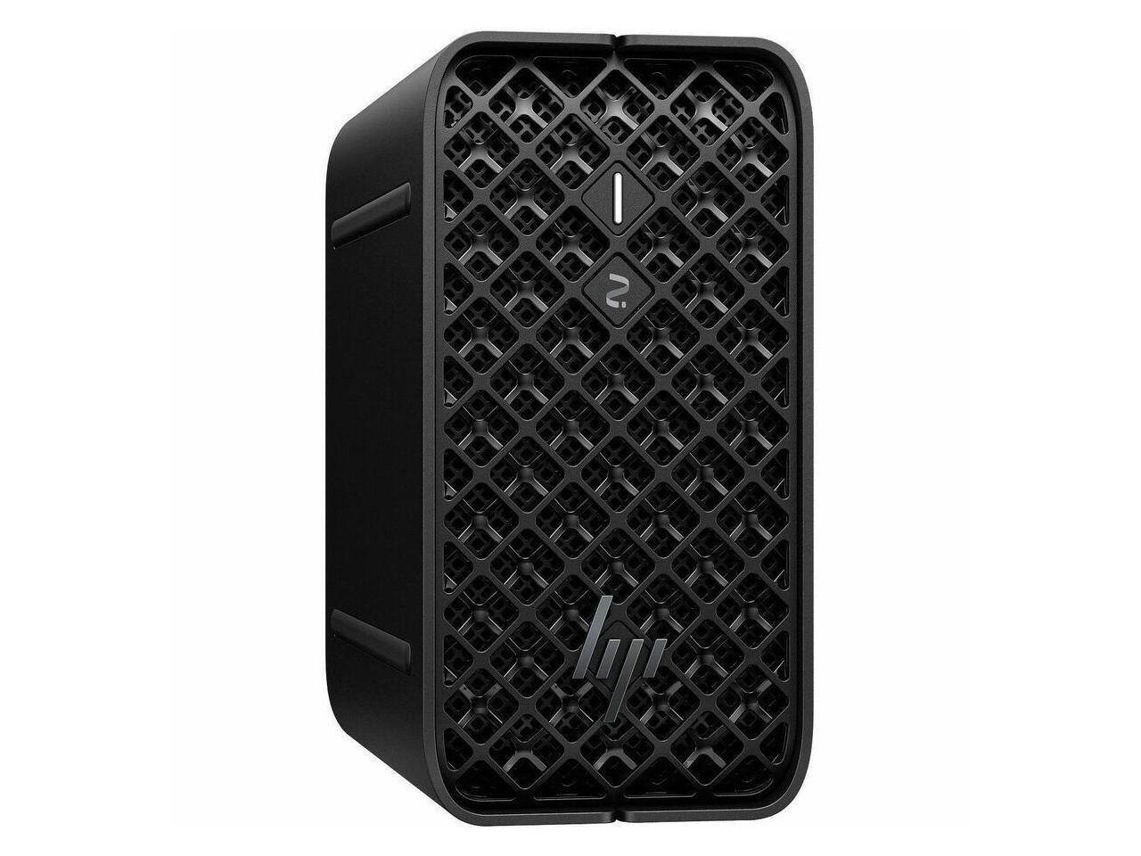 Alt View 2. HP - HP Z2 Mini G1a Workstation 1 x AMD Ryzen AI MAX PRO 390 32 GB 512 GB SSD Mini PC Black - Black.