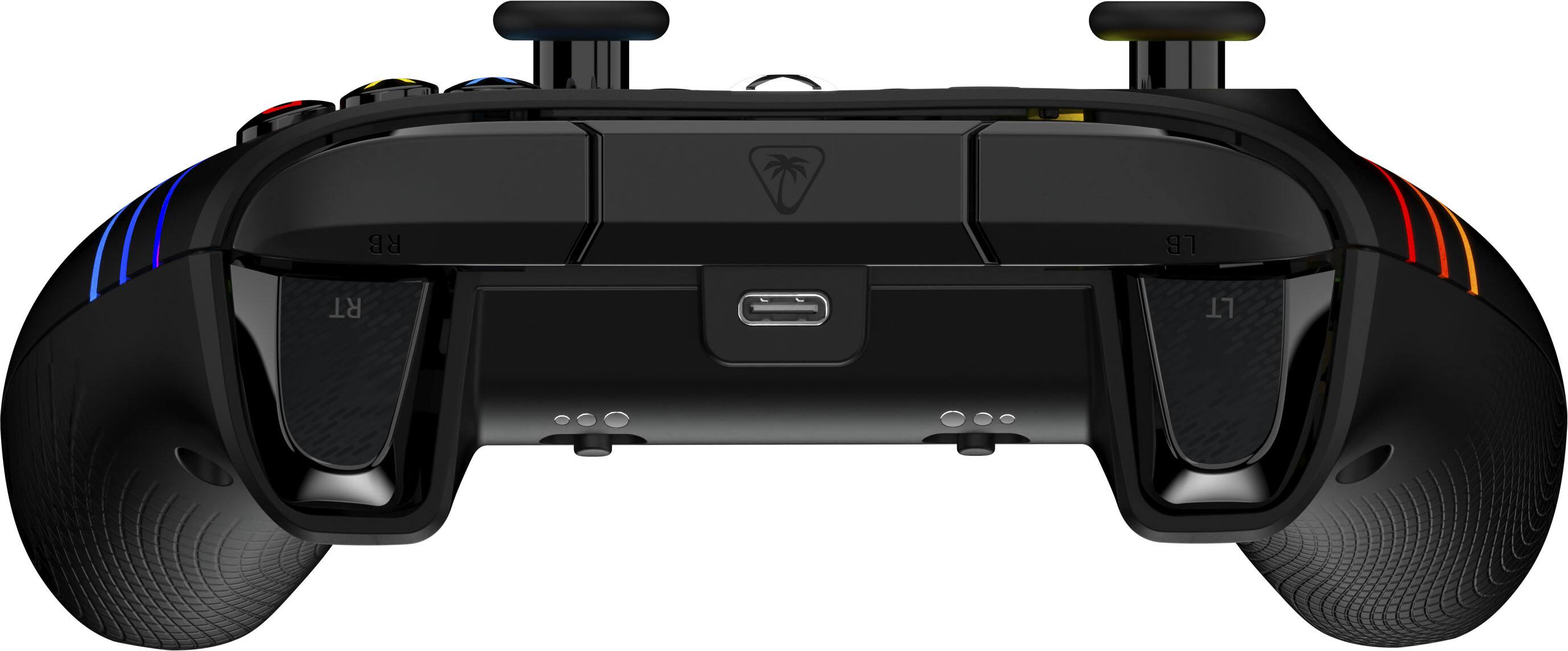 Alt View 10. Turtle Beach - Afterglow Wave Wired RGB Gaming Controller for Xbox Series X|S, Xbox One & Windows 10/11 PC - Black.