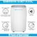 Alt View 12. Emerson Quiet Kool - 550 Sq. Ft. 14,000 BUT Portable Air Conditioner - White.