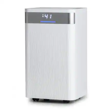 Front. LUCKY ONE - 32 Pints Freestanding Quiet Dehumidifier for 2000 Sq. Ft with 3 Modes - White.