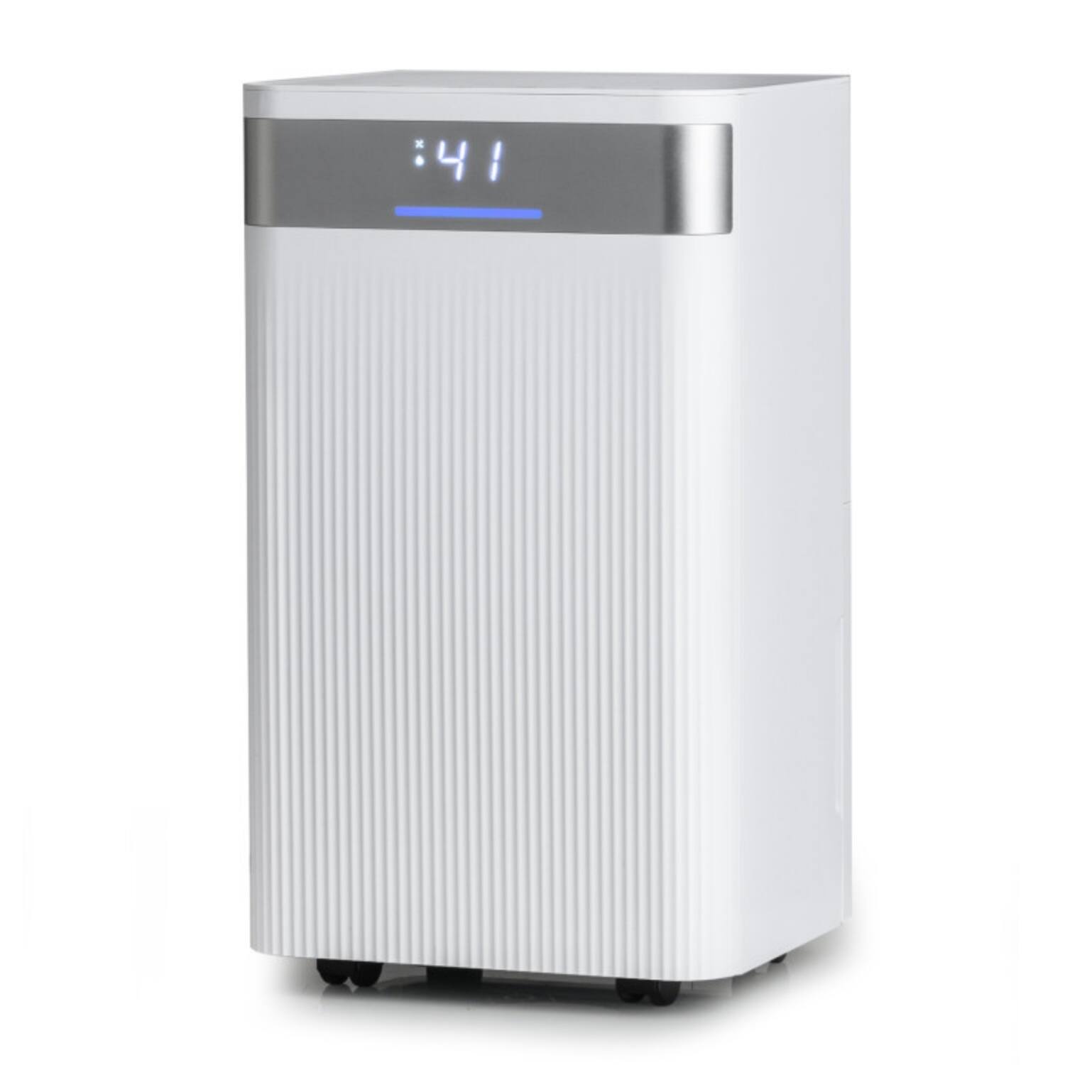 Front. LUCKY ONE - 32 Pints Freestanding Quiet Dehumidifier for 2000 Sq. Ft with 3 Modes - White.