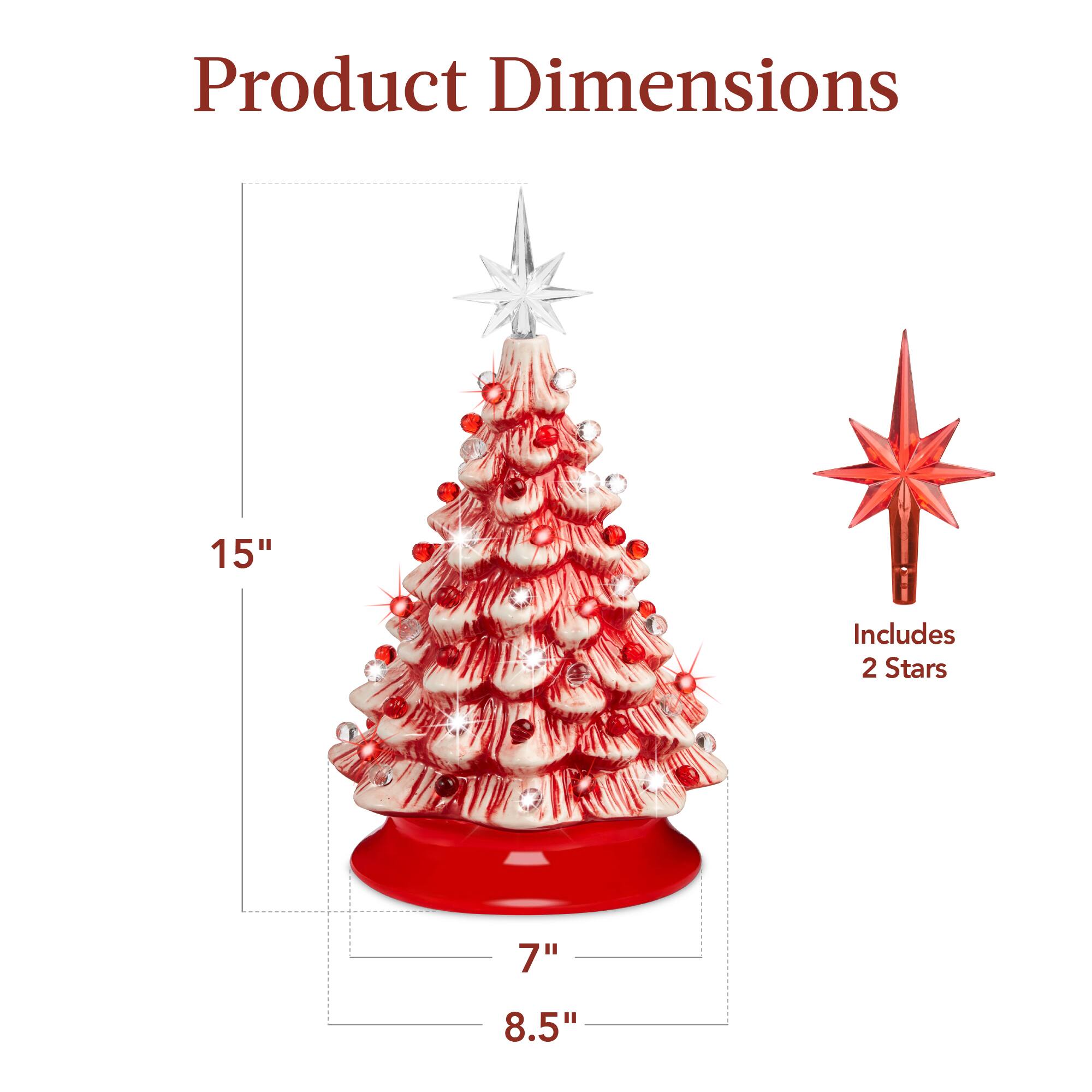 Product Dimensions

15"  
7"  
8.5"  

Includes 2 Stars