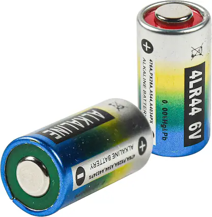 ALKALINE BATTERY 476A, PX28A, A544, A4034PX
ALKALINE BATTERY 476.2, A544, A4034PX
0 00% 00%Hg&Pb
4LR44 6V