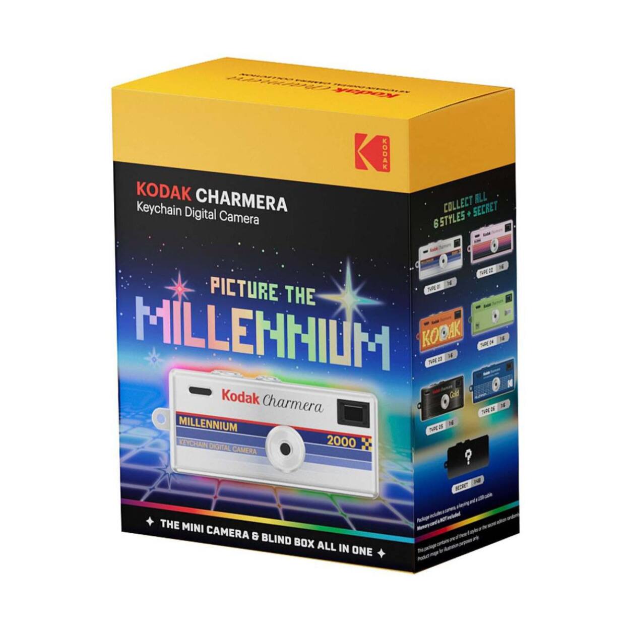 Kodak KODAK KODAK CHARMERA ALL Keychain Digital COLLECT SECRET Camera 6STYLES PICTURE THE MILLENNIUM KOOK THRE DA Kodak Charmera MILLENNIUM 16 AY KEYCHAIN DIGITAL 2000 CAMERA ? BECRET

THE MINI CAMERA & BLIND BOX ALL IN ONE