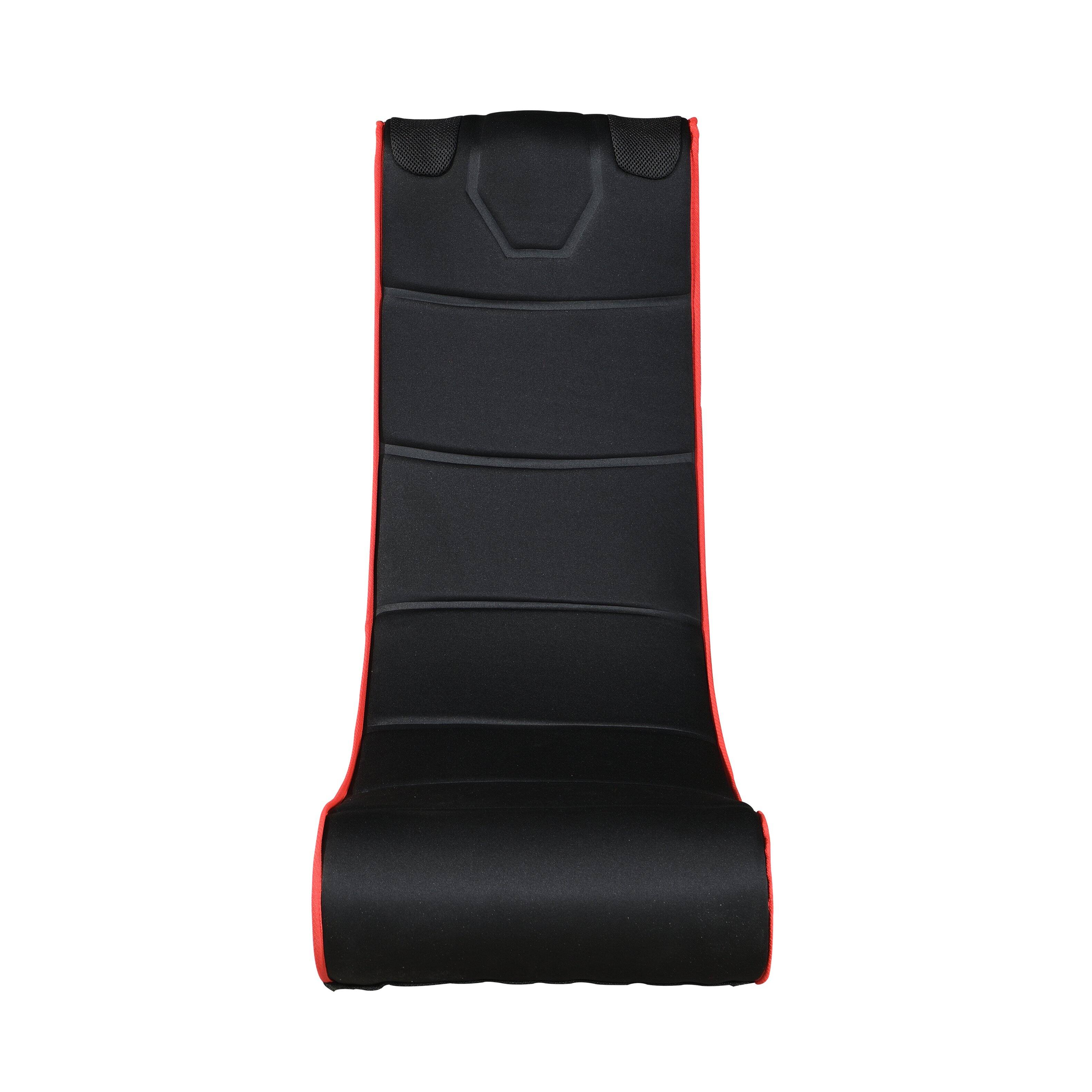 Alt View 3. GOODSILO - Foldable Gaming Chair with Onboard Speakers - Immersive Audio & Comfortable Seating - Black+Red.