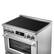 Alt View 8. Forno Appliances - Maximus 5.36 Cu. Ft. Freestanding Electric Induction Range with Air Fryer - Stainless Steel.