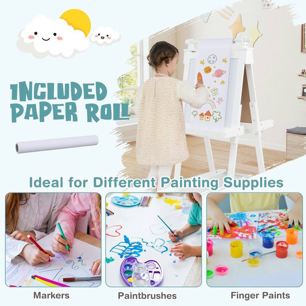 INCLUDED PAPER ROLL  
Ideal for Different Painting Supplies  
Markers  
Paintbrushes  
Finger Paints