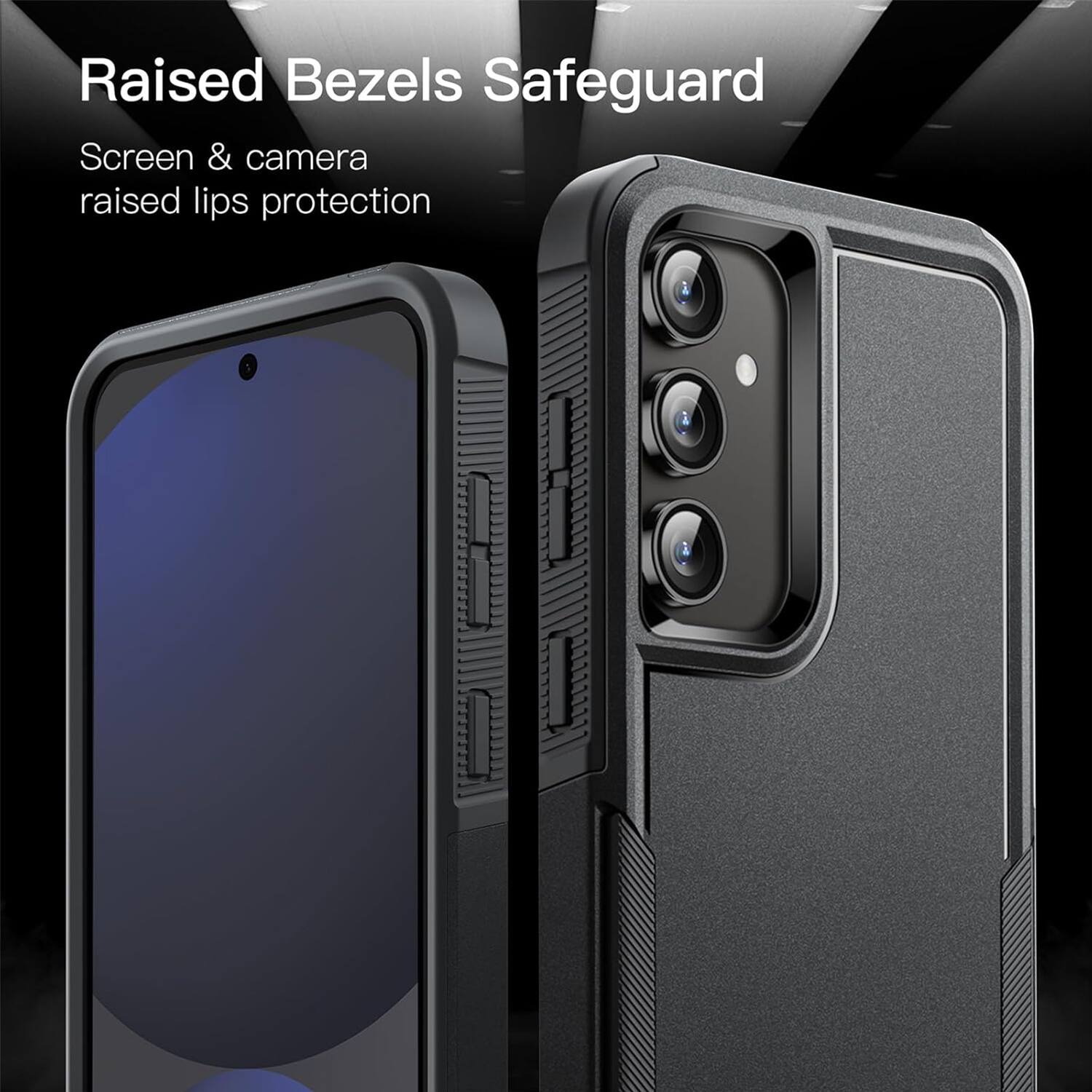 Raised Bezels Safeguard  
Screen & camera raised lips protection