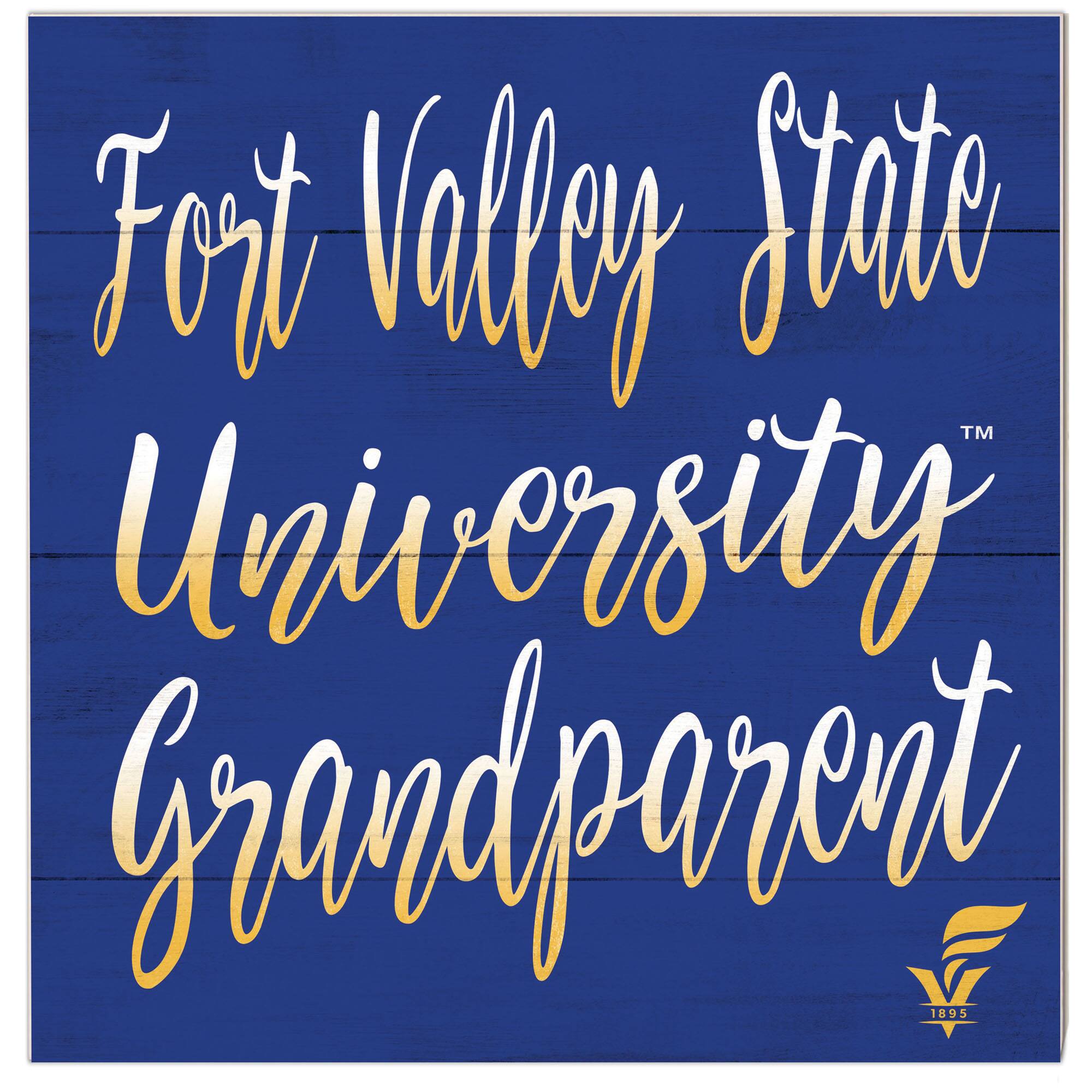 Fort Valley State Wildcats 10'' x 10'' Grandparent Plaque