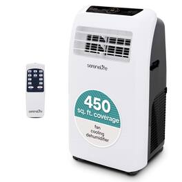 SereneLife - Portable Air Conditioner 12,000 BTU with Built-in Dehumidifier for Rooms Up to 550 Sq. Ft. (SLPAC12)