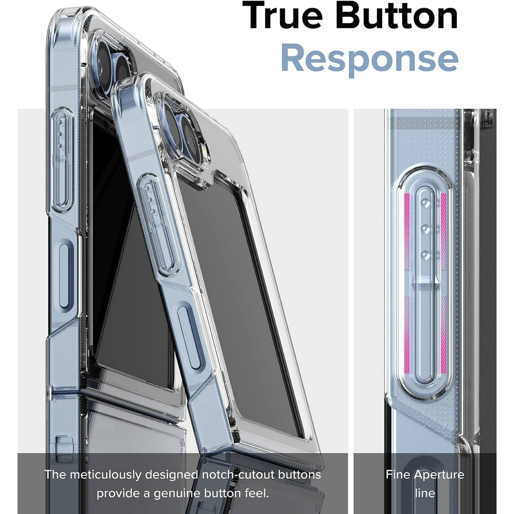True Button Response

The meticulously designed notch-cutout buttons provide a genuine button feel.
Fine Aperture line