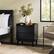 Alt View Zoom 36. Walker Edison - Mid-Century Modern 2-Drawer Gallery-Top Nightstand - Black.