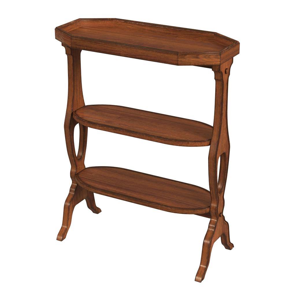 Alt View 1. Butler Specialty - Hadley Side Table - Medium Brown.