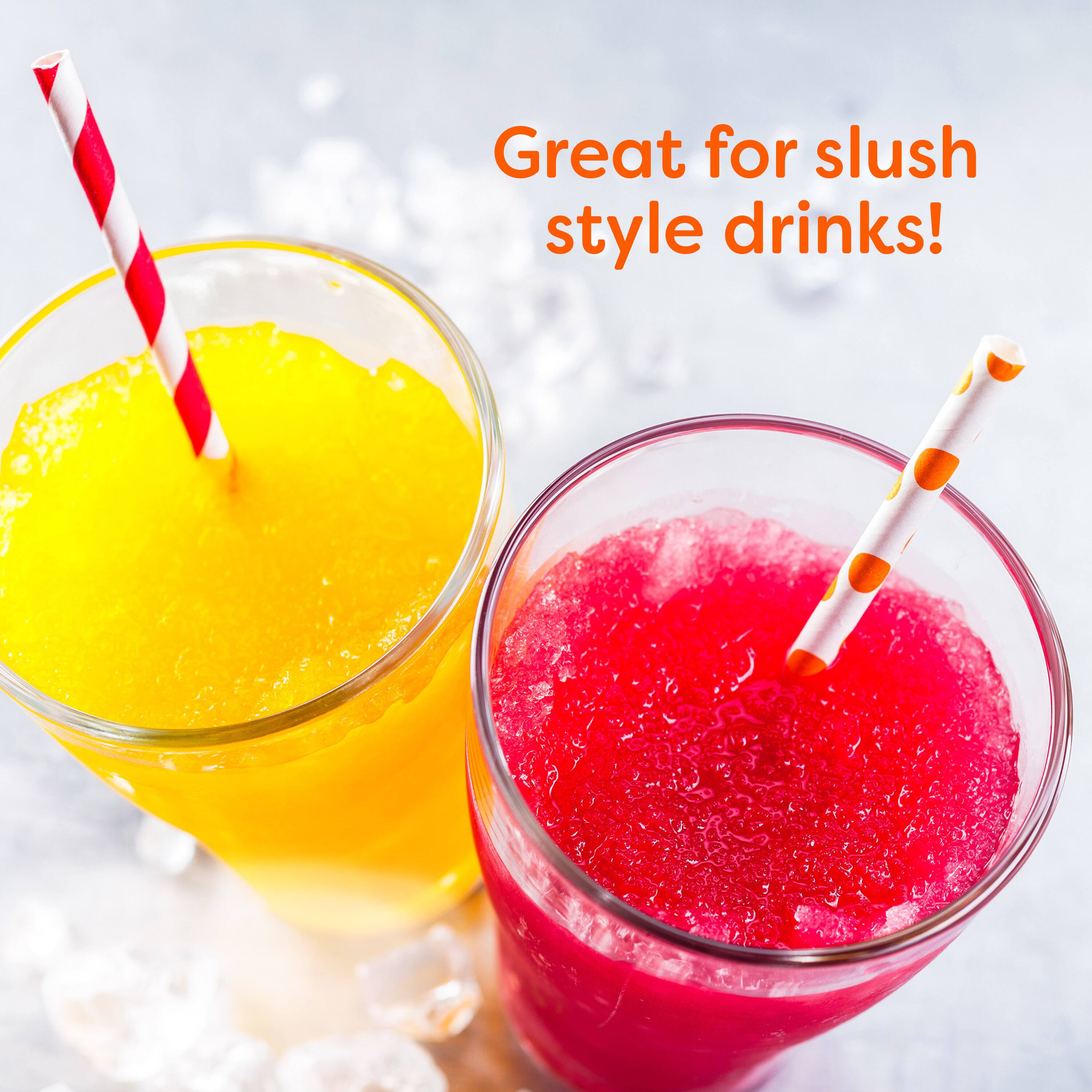 Great for slush style drinks!