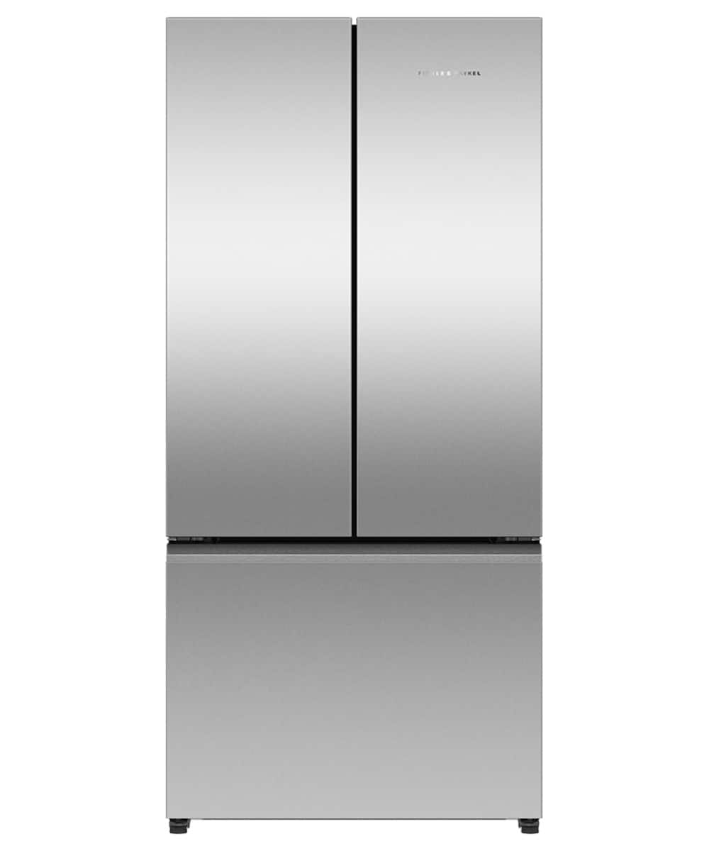 Fisher & Paykel - 32 in. Wide 18 cu. Ft. Smart French Door Refrigerator with Ice - Stainless Steel
