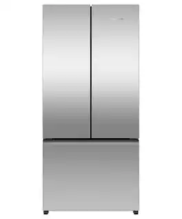 Fisher & Paykel - 32 in. Wide 18 cu. Ft. Smart French Door Refrigerator with Ice - Stainless Steel