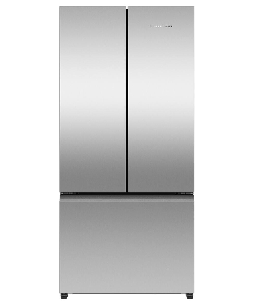 Fisher & Paykel - 32 in. Wide 18 cu. Ft. Smart French Door Refrigerator with Ice - Stainless Steel