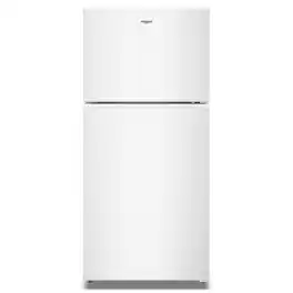 Whirlpool - 30 in. Wide 19 cu. ft. Wide Top Freezer Refrigerator with Total Coverage Cooling - White