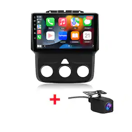 Junsun - Backup Camera 4+64GB 8 Core Android 15 carplay For Dodge Ram 1500 2500 3500 2013-2018 Car Stereo Radio GPS Navi WIFI SWC - Black
